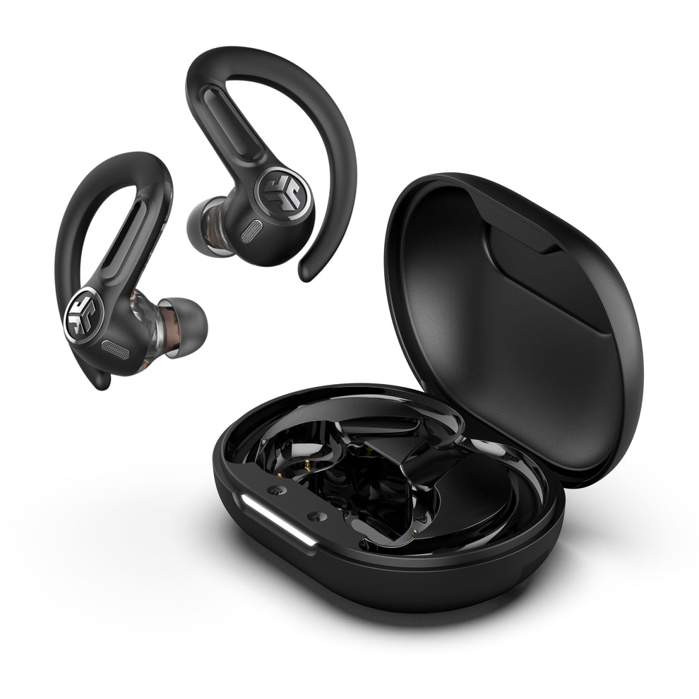Casque Audio JLab JBuds Lux Sans Fil - Réduction Active Du Bruit, Couleur Mauve/graphite, Bluetooth, état Ouvert Mais Jamais Utilisé