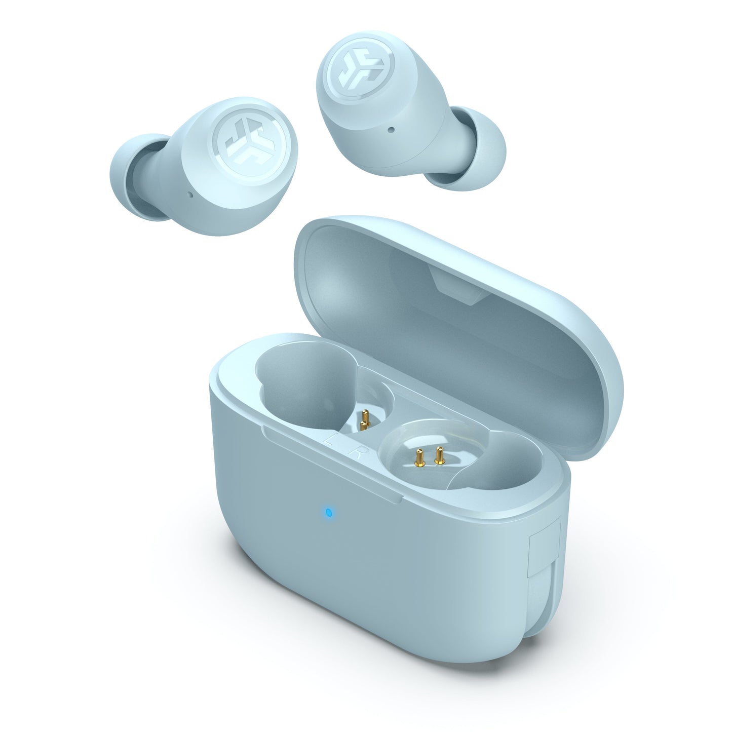 Go Pop + Light Blue Earbuds 