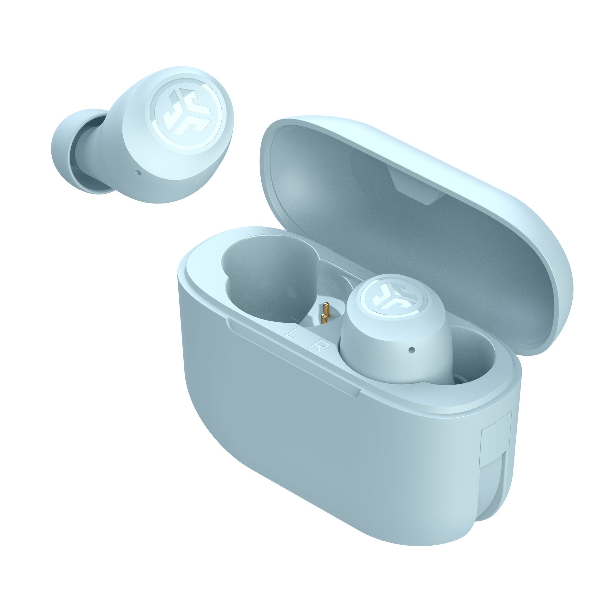 Go Pop + Light Blue Earbuds 