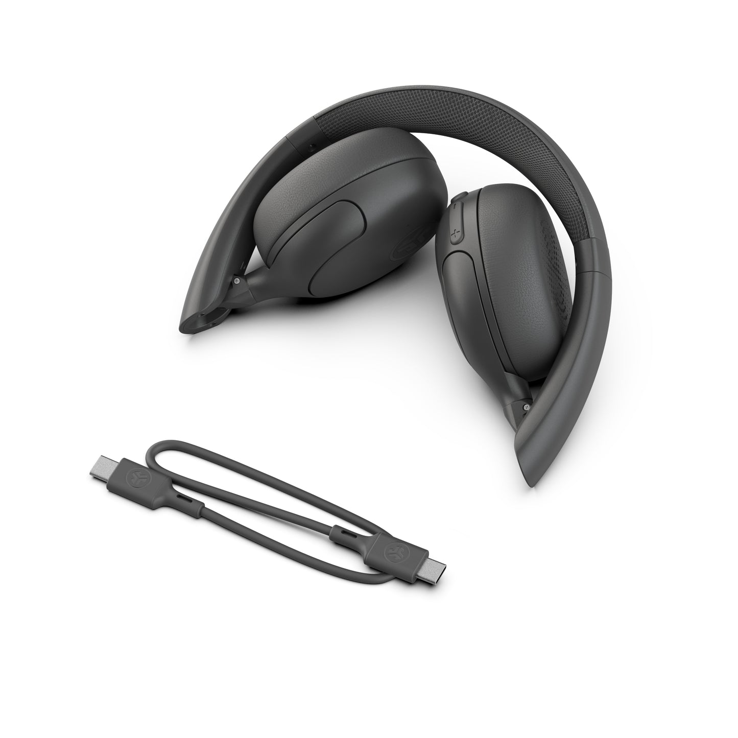 JLab Go Lux ANC - Casque Audio Bluetooth sans Fil à Réduction de Bruit Active Graphite 