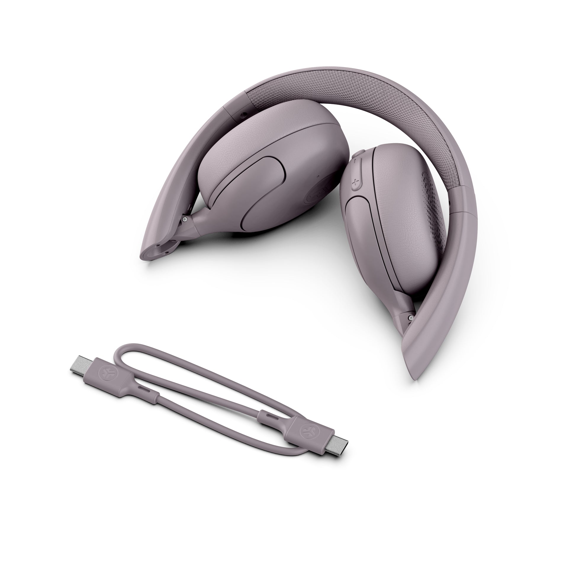 JLab Go Lux ANC - Casque Audio Bluetooth sans Fil à Réduction de Bruit Active Mauve 