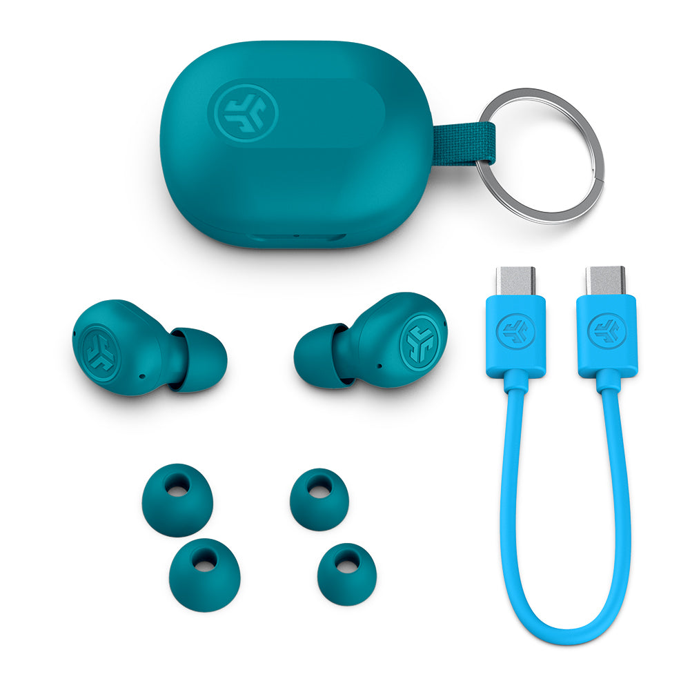 JLab JBuds Mini Earbuds Green Aqua