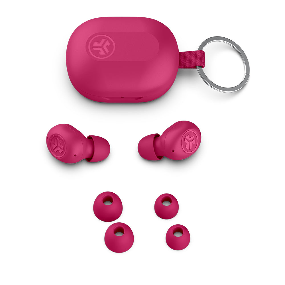 JLab JBuds Mini Earbuds Magenta Pink 